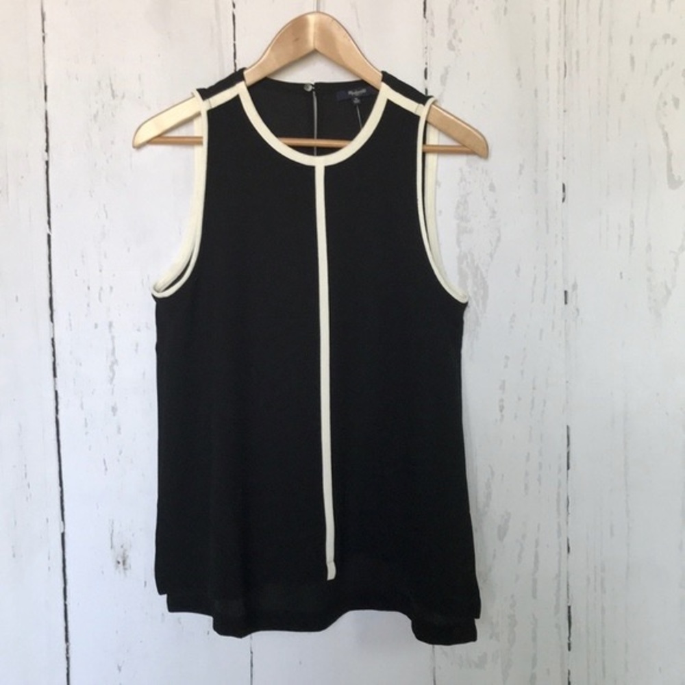 Madewell Crepe Canal Tank Top L